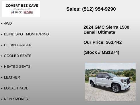 Used 2024 GMC Sierra 1500 Denali Ultimate AWD/4WD image 6
