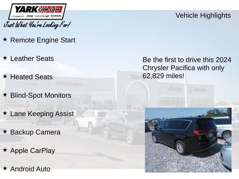 Certified 2024 Chrysler Pacifica Touring-L FWD image 12