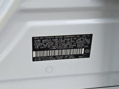 Used 2012 Lexus ES 350 FWD image 29