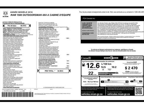 Used 2018 RAM 1500 Outdoorsman image 9