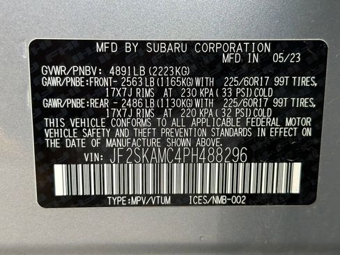 Certified 2023 Subaru Forester Wilderness image 58