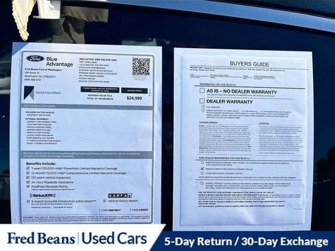 Used 2024 Ford Escape Active image 34