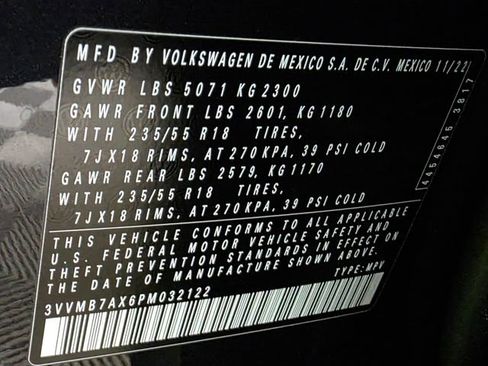 Certified 2023 Volkswagen Tiguan SE w/ Panoramic Sunroof Package image 39