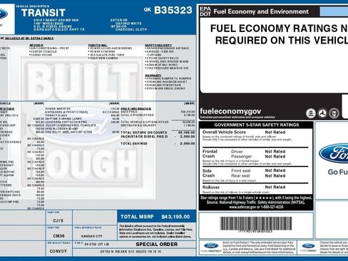 Used 2016 Ford Transit 250 148 Medium Roof w/ Exterior Upgrade Package image 5