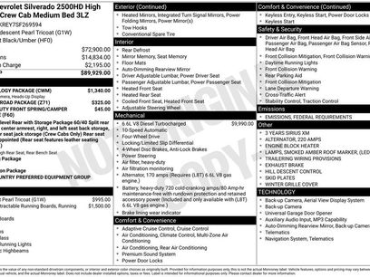 New 2025 Chevrolet Silverado 2500 High Country w/ Technology Package