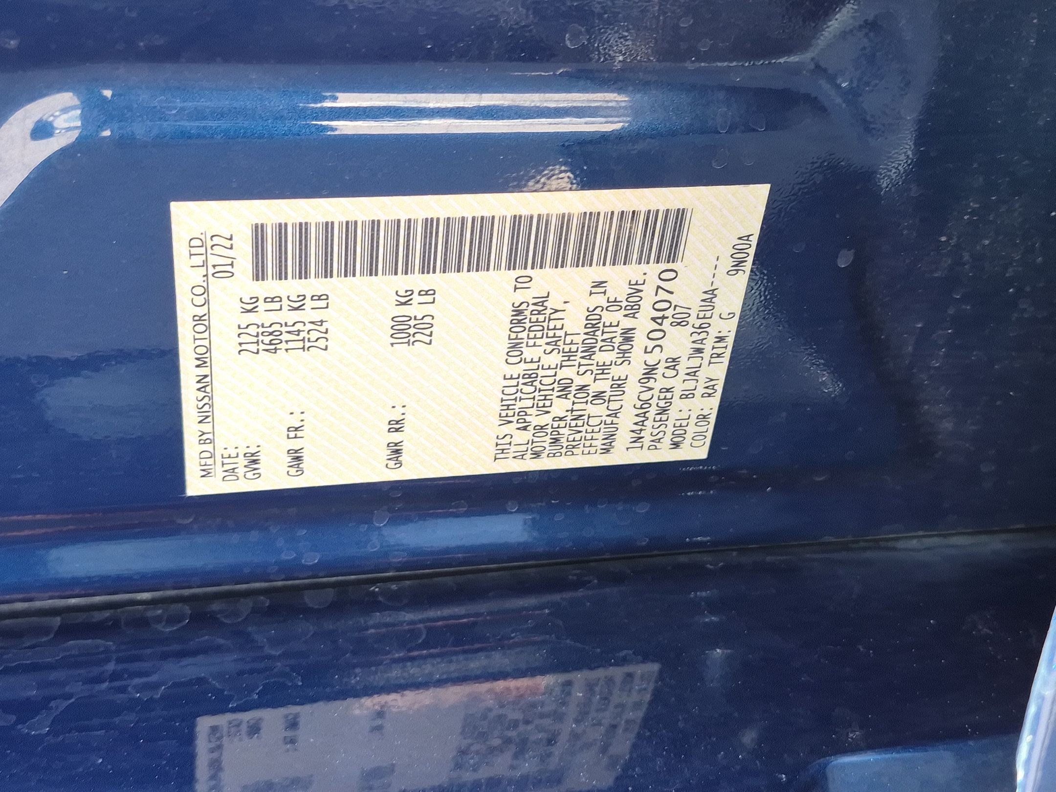 Used 2022 Nissan Maxima SV w/ Floor Mat Group FWD image 32