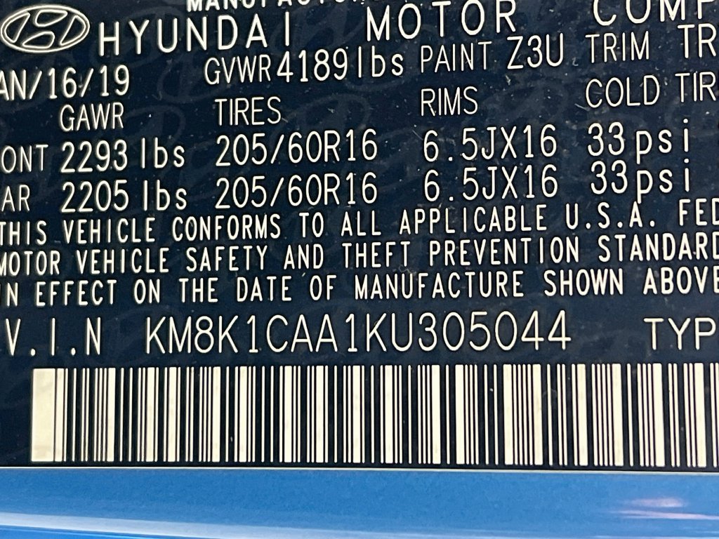 Used 2019 Hyundai Kona SE AWD/4WD image 27