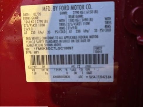 Used 2020 Ford Explorer ST w/ ST Street Pack image 68