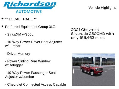 Used 2021 Chevrolet Silverado 2500 High Country w/ Technology Package image 11