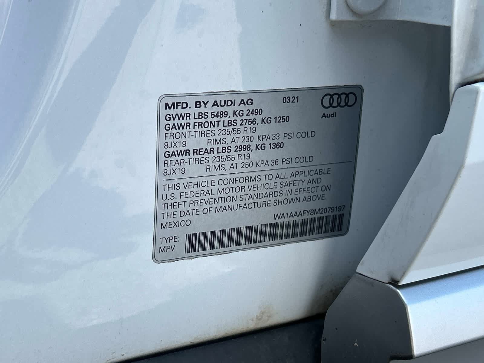 Used 2021 Audi Q5 2.0T Premium w/ Convenience Package AWD/4WD image 13