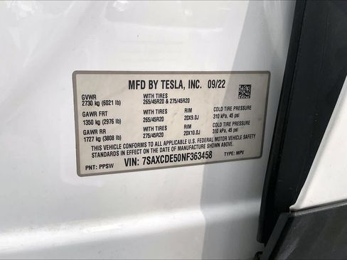 Used 2022 Tesla Model X AWD/4WD image 34