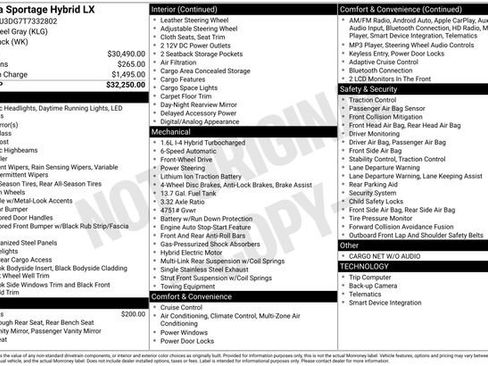 New 2026 Kia Sportage LX image 6