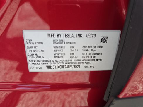 Used 2020 Tesla Model X Long Range AWD/4WD image 39