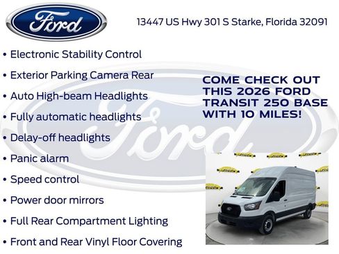 New 2026 Ford Transit 250 148 High Roof RWD image 30