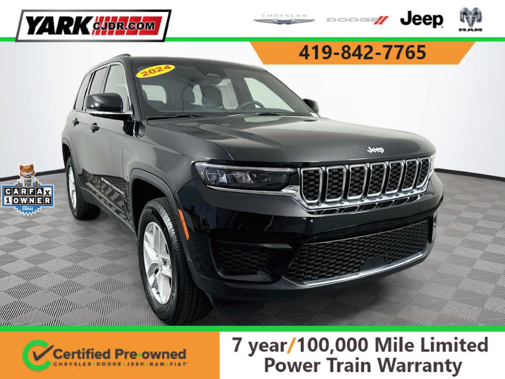 Certified 2024 Jeep Grand Cherokee Laredo X w/ Luxury Tech Group I AWD/4WD 360° Tour
