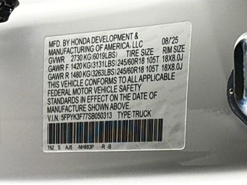 New 2025 Honda Ridgeline TrailSport+ image 26