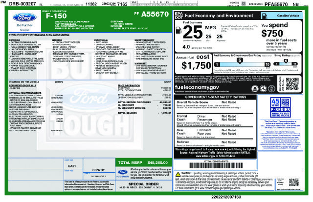 Used 2023 Ford F150 XL w/ XL Chrome Appearance Package RWD image 2