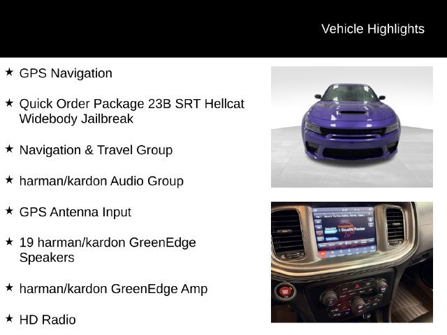 Used 2023 Dodge Charger SRT Hellcat w/ Harman/Kardon Audio Group RWD image 16