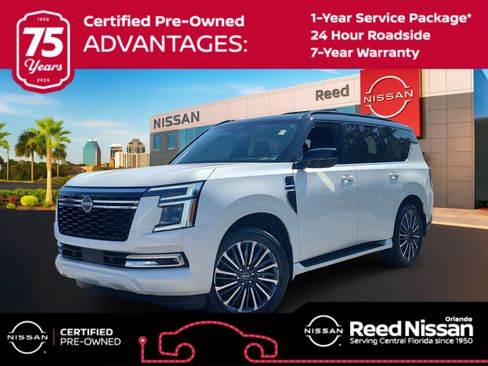 Certified 2025 Nissan Armada Platinum Reserve RWD image 1