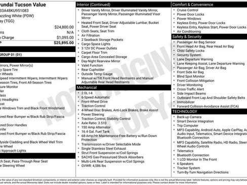 Used 2019 Hyundai Tucson Value FWD image 3