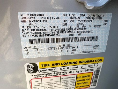 Certified 2025 Ford Expedition Platinum AWD/4WD image 71