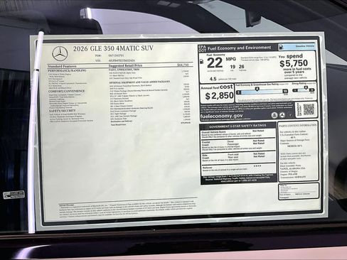 New 2026 Mercedes-Benz GLE 350 4MATIC image 18