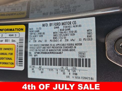 Used 2024 Ford Bronco Sport Big Bend AWD/4WD image 40