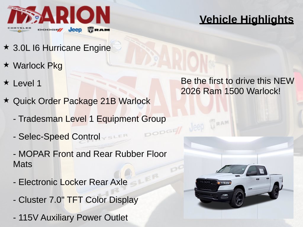 New 2026 RAM 1500 Warlock AWD/4WD image 5