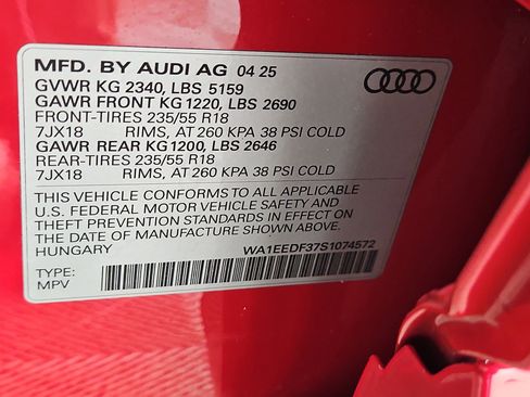 Certified 2025 Audi Q3 2.0T Premium Plus w/ Premium Plus Package AWD/4WD image 45