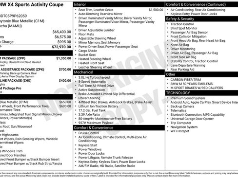 Used 2023 BMW X4 M40i w/ Premium Package image 16