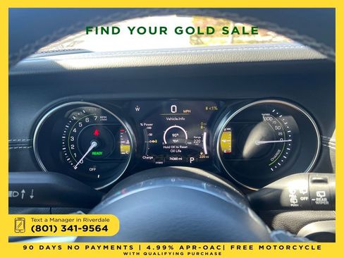 Used 2023 Jeep Wrangler Unlimited Rubicon 4xe w/ Steel Bumper Group image 15