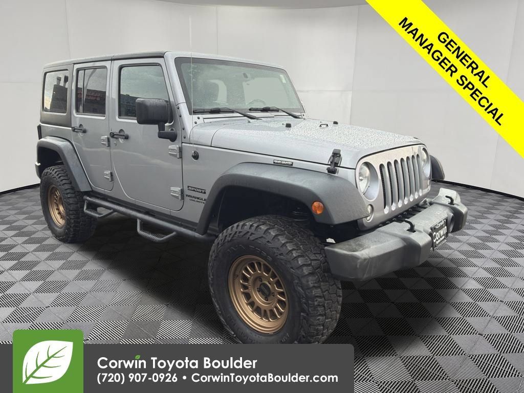Used 2016 Jeep Wrangler Unlimited Sport w/ Quick Order Package 24S AWD/4WD 360° Tour