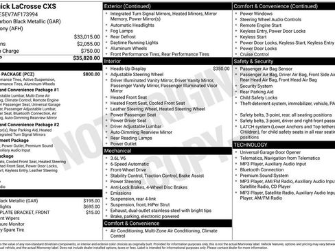 Used 2010 Buick LaCrosse CXS w/ Touring Package image 36
