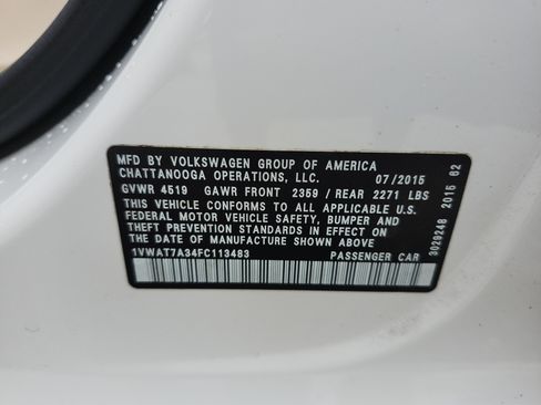 Used 2015 Volkswagen Passat 1.8T Limited Edition FWD image 28