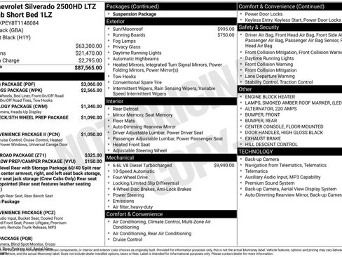 New 2026 Chevrolet Silverado 2500 LTZ w/ LTZ Plus Package image 3