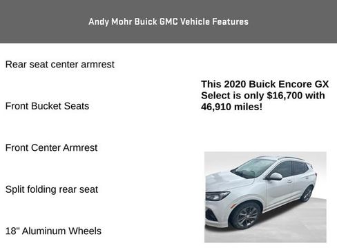 Used 2020 Buick Encore GX Select w/ Sport Touring Package FWD image 9