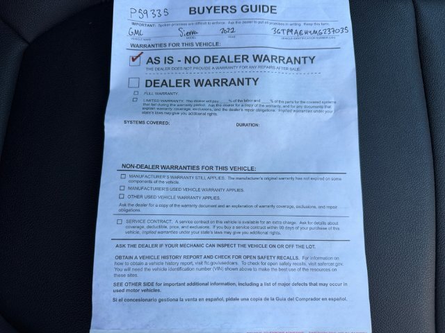 Used 2021 GMC Sierra 1500 4x4 Crew Cab w/ Trailering Package image 39