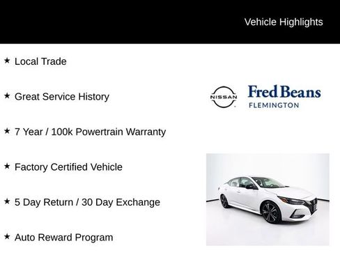 Certified 2023 Nissan Sentra SR w/ SR Premium Package FWD image 5