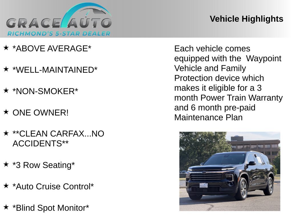 Used 2024 Chevrolet Traverse LT FWD image 2