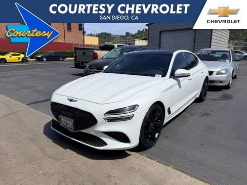 Used 2023 Genesis G70 2.0T w/ Sport Prestige Package RWD image 1