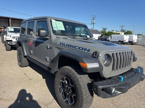 Used 2023 Jeep Wrangler Unlimited Rubicon 4xe w/ Steel Bumper Group AWD/4WD image 3