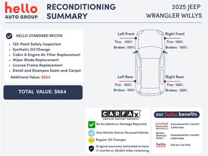 Used 2025 Jeep Wrangler Unlimited Sport