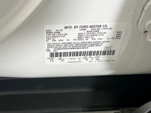 Used 2022 Ford Explorer XLT AWD/4WD image 31