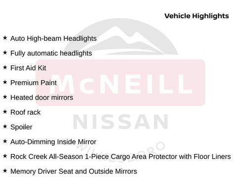 Used 2025 Nissan Rogue Rock Creek w/ Rock Creek Premium Package image 10