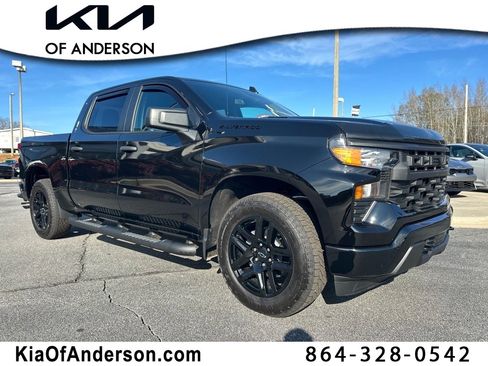 Used 2025 Chevrolet Silverado 1500 Custom w/ Turbomax Blackout Package image 1