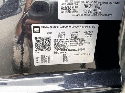 Used 2024 GMC Sierra 1500 SLE w/ X31 Off-Road Package image 14