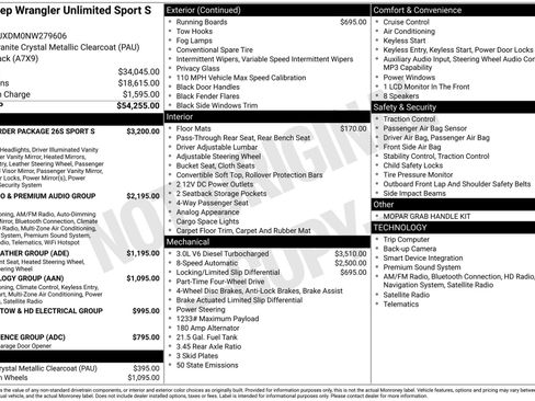 Used 2022 Jeep Wrangler Unlimited Sport image 3