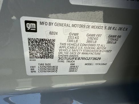 Used 2024 GMC Sierra 1500 AT4X AWD/4WD image 28