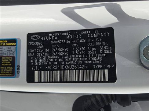 Used 2021 Hyundai Palisade SEL w/ Convenience Package FWD image 26