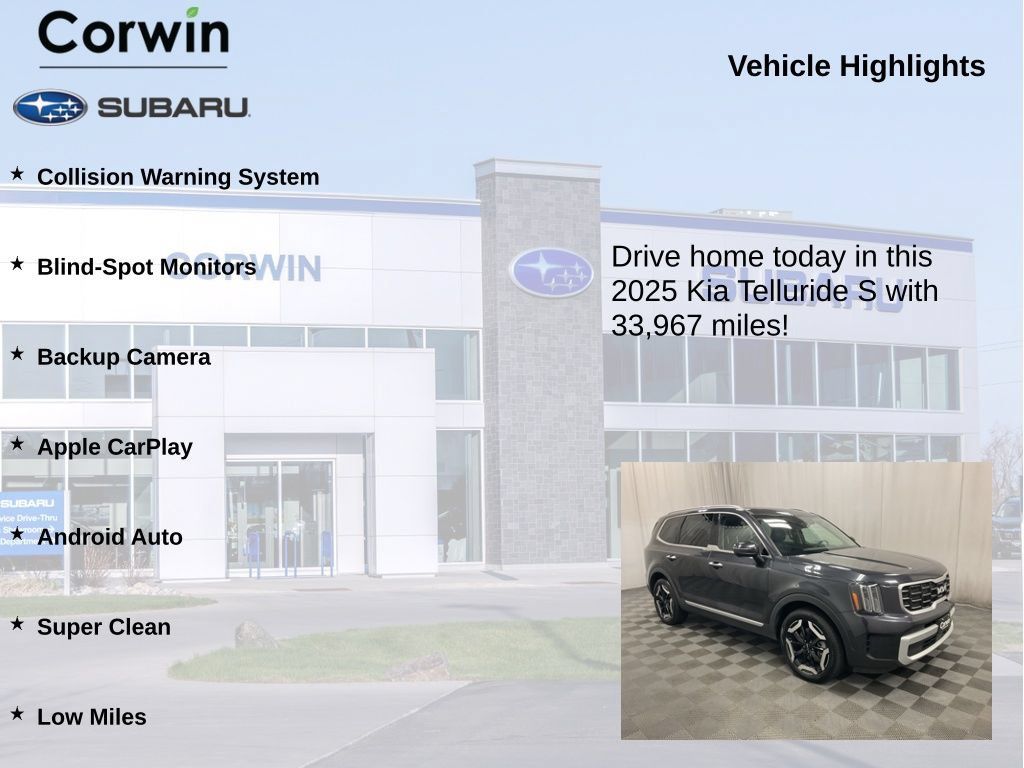 Used 2025 Kia Telluride S AWD/4WD image 6
